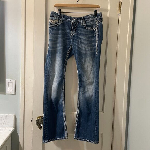 Rock Revival Kai Easy Boot Size 28 with Sequins and Rhinestones - Picture 5 of 15